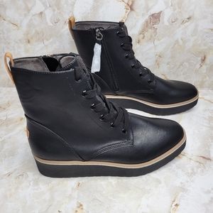 Dr. Scholl’s Local Platform Boot Black Sz Size 8.5